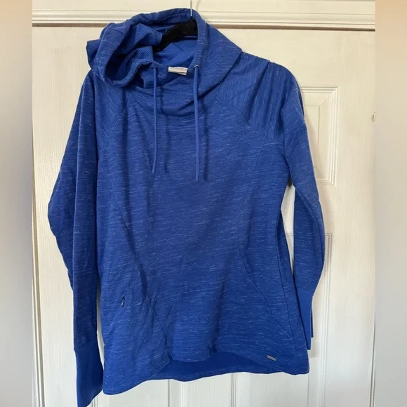 Avalanche Women’s Royal Blue Hooded Pullover Sweatshirt - Picture 3 of 6
